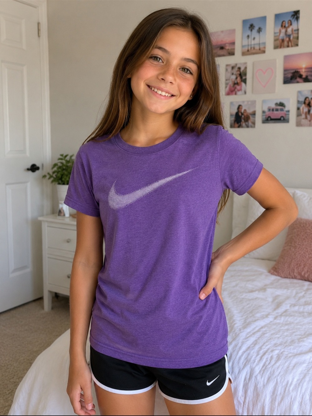 Nike Kids Purple T-Shirt
